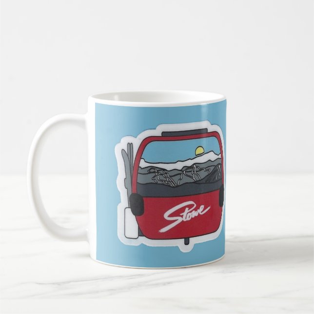 Stowe VT Skiing  Mug (Left)