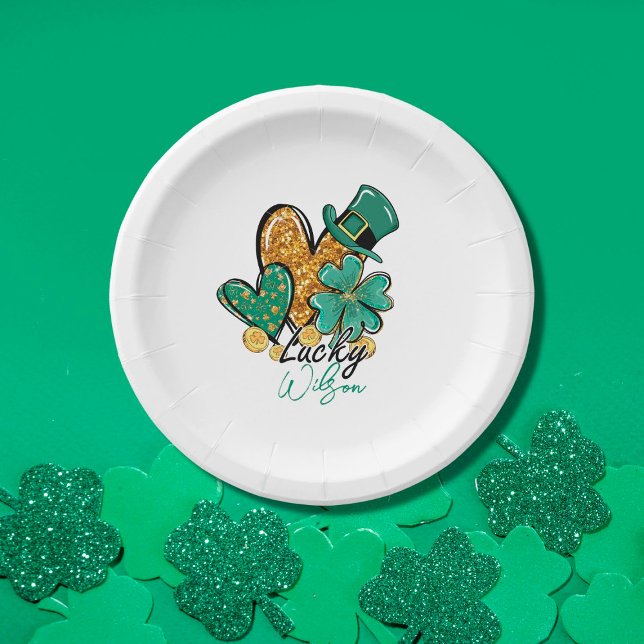 StPatricks Day Party Decor for Table Funny Design  Paper Plate (Creator Uploaded)
