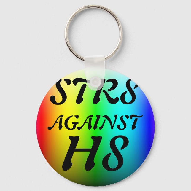 STR8 AGAINST H8 KEY RING (Front)