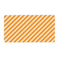 [STR-OR-1] Orange and white candy cane striped
