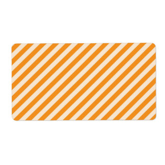 [STR-OR-1] Orange and white candy cane striped