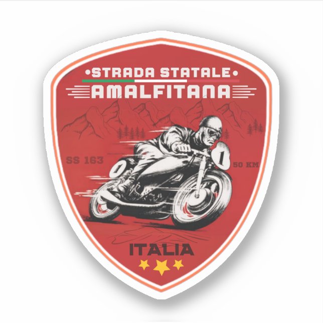   Strada statale 163 Amalfitana italian apls gifts (Front)