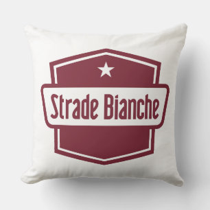 Strade Bianche Logo Cushion