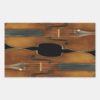 Stradivari Duo Rectangular Sticker