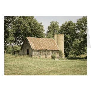 Strafford Mo Barn Antique Card