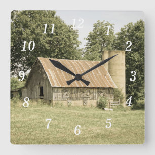 Strafford MO Barn Antique Wall Clock
