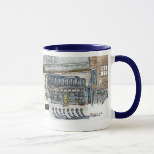 strai8 , blue 6 engine mug