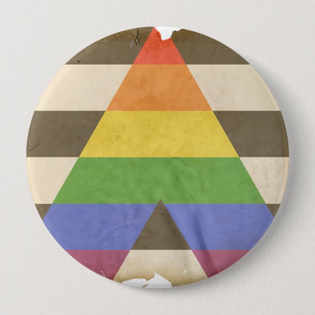 STRAIGHT ALLY 10 CM ROUND BADGE (Front)