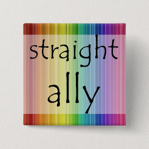 Straight Ally Button