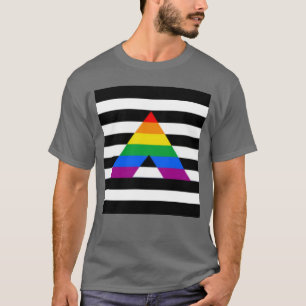 Straight Ally Flag LGBT Gay Supporter T-Shirt