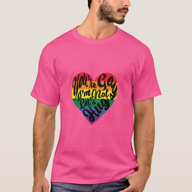 Straight Ally Hug T-Shirt (Front)