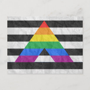 STRAIGHT ALLY PRIDE 2014 PRIDE POSTCARD