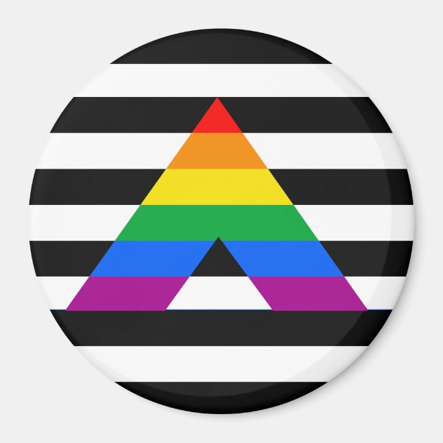 Straight Ally Pride Magnet (Front)