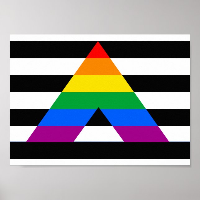 Straight Ally Pride Poster (Front)