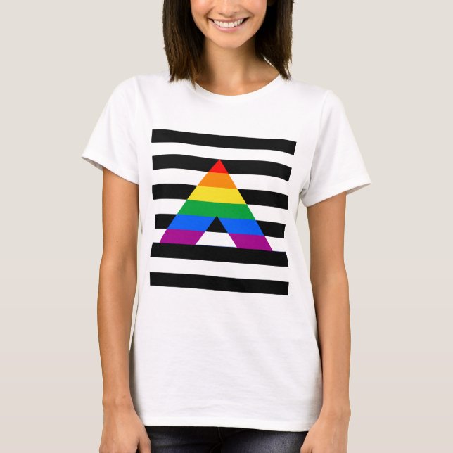 Straight Ally Pride T-Shirt (Front)