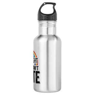 Straight Ally Rainbow Vintage Typography Shirt_1 532 Ml Water Bottle