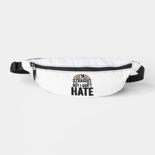 Straight Ally Rainbow Vintage Typography Shirt_1 Bum Bags