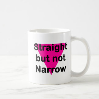straight but not narrow coffee mug