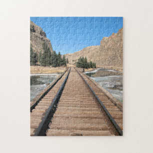 Straight Down the Line - Railroad Puzzle