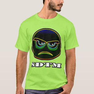 Straight Down the Middle (SDTM) Angry Face T-Shirt
