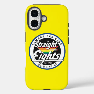Straight Eights Phone Case (Yellow)