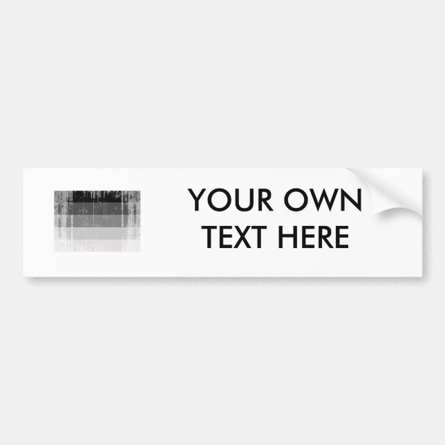 STRAIGHT FLAG DISTRESSED -.png Bumper Sticker (Front)