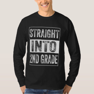 Straight Into 2nd grade Second Grade Back To Schoo T-Shirt