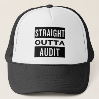 Straight out of audit hat