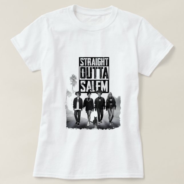 straight outa salem T-Shirt (Design Front)
