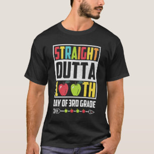 Straight Outta 100th Day Of Third Grade T-Shirt