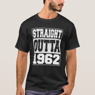 Straight Outta 1962 60Th Birthday Gifts Boys T-Shirt