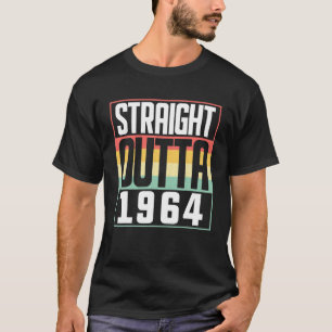 Straight Outta 1964 58Th Birthday 58 Years Old Men T-Shirt
