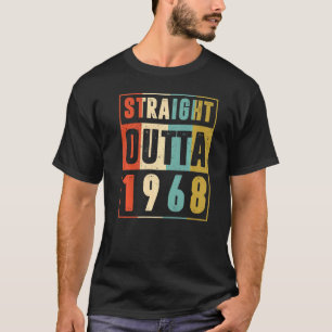 Straight Outta 1968 Vintage Graphic 54 Yrs Old 54t T-Shirt
