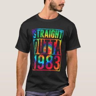 Straight Outta 1983 Dirty Thirty  40th Birthday T-Shirt