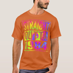 Straight Outta 1984 38th Birthday Gifts For Her Hi T-Shirt