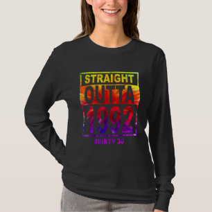 Straight Outta 1992 Dirty Thirty 30th Birthday T-Shirt