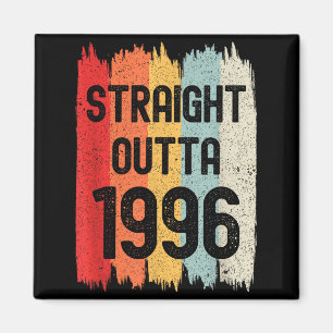 Straight Outta 1996 Funny Retro Birthday Awesome S Magnet
