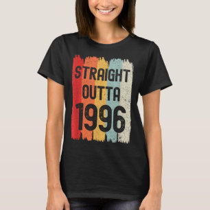 Straight Outta 1996 Funny Retro Birthday Awesome S T-Shirt