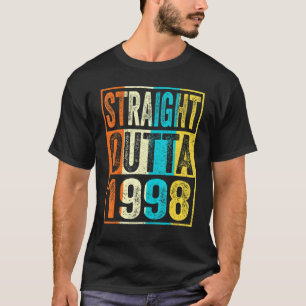 Straight Outta 1998 24 Year Old 24th Birthday T-Shirt