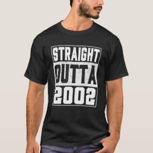 Straight Outta 2002 20Th Birthday Gifts Men T-Shirt