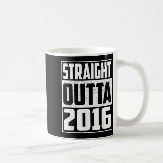 Straight Outta 2016 Birthday Year Vintage 2016 Men Coffee Mug