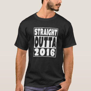 Straight Outta 2016 Born in 2016 6 Years Old 6th B T-Shirt