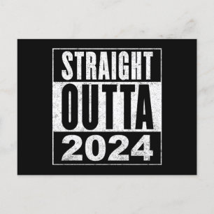 Straight Outta 2024 Postcard