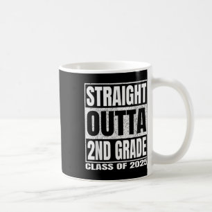 Straight Outta 2nd Grade Cl 2025 Second Grade Grad Coffee Mug
