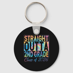 Straight Outta 2nd Grade Graduate Funny Cl 2026 2n Key Ring