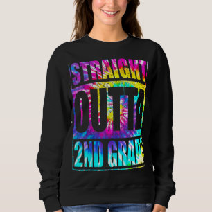 Straight Outta 2nd Grade Graduation Second Grade G Sweatshirt
