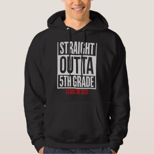 Straight Outta 5th Grade 2022 Graduation Hoodie