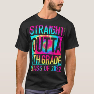 Straight Outta 5th Grade Great Graduation Gift Tie T-Shirt
