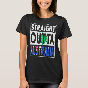 Straight Outta Australia Flu  Men Women Kids Sweat T-Shirt