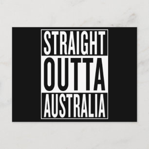 straight outta Australia Postcard